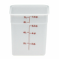Cambro CamSquare® Food Storage Container 8 Quart White - 8SFSP148