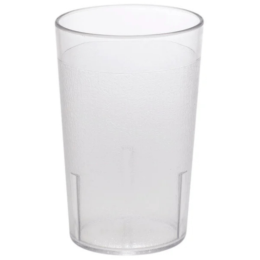 Cambro 8盎司透明塑料杯 - PK12 - CAM800PSW12-152