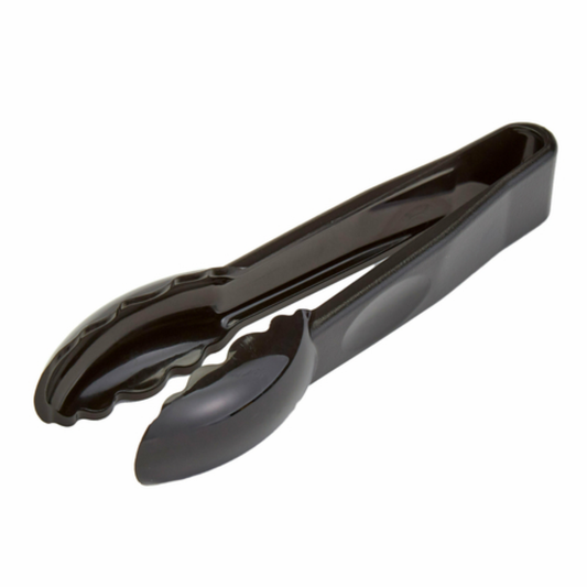 Cambro Camwear® Scallop Grip Tong 6" Black - 6TGS-110