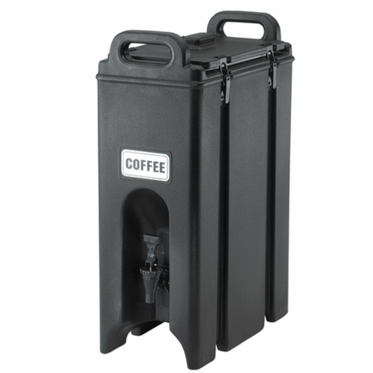 Cambro Camtainer® Beverage Dispenser 4.75 Gallon Black - 500LCD110