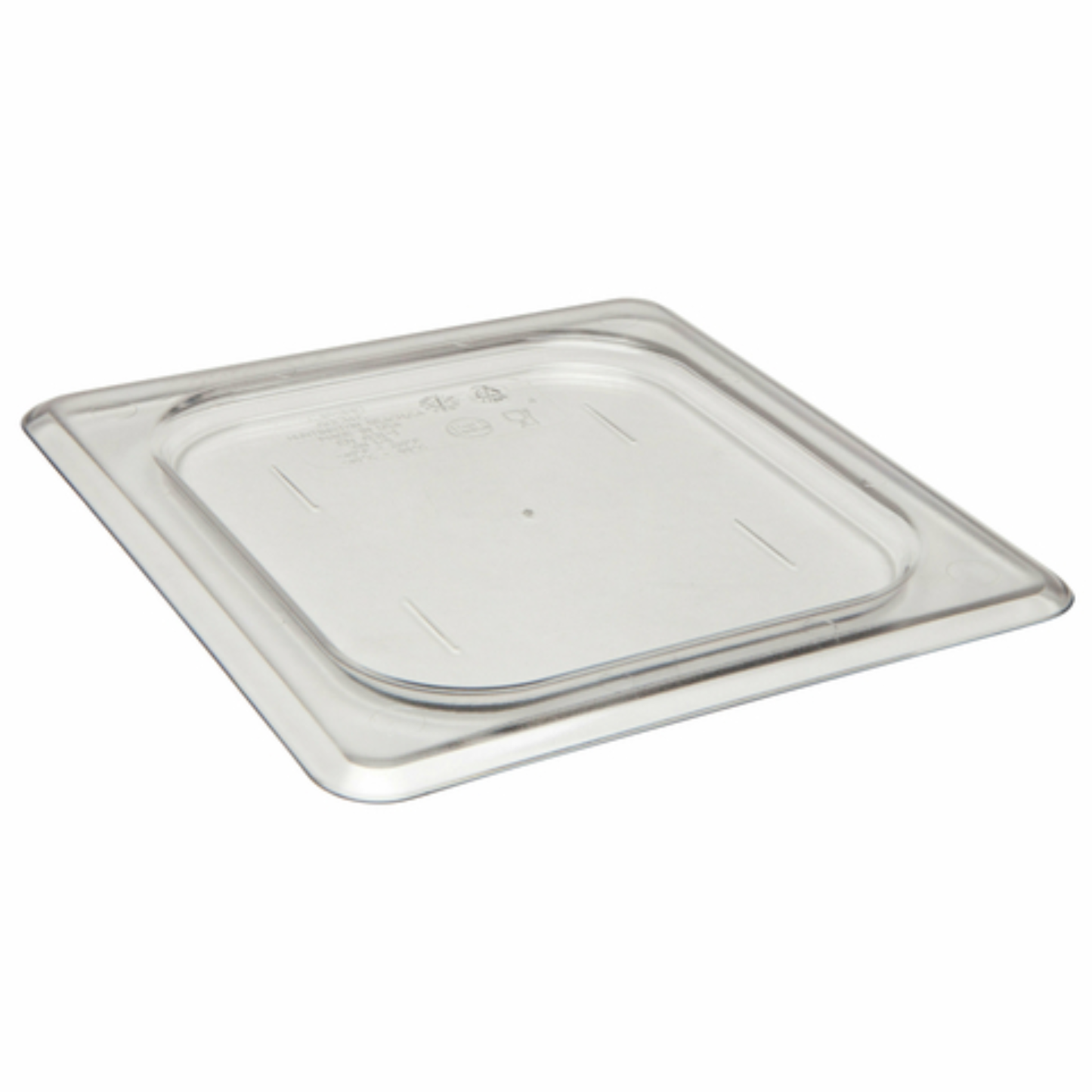 Cubierta para sartén Cambro, tamaño sexto, de policarbonato transparente - 60CWC135