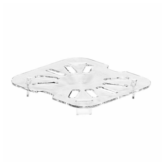 Cambro Camwear® Drain Tray for 1/6 Size Food Pans Clear - 60CWD135