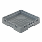 Escurreplatos Cambro, rejilla plana abierta, tamaño completo - Gris - FR258-151