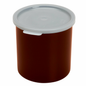 Cambro Camwear Crock with Lid 1.2 Qt Reddish Brown - CP12-195