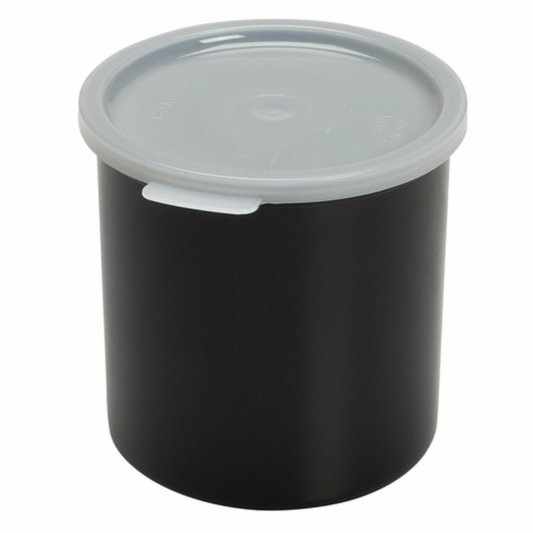 Cambro Camwear® Crock with Lid 1.2 Qt Black - CP12-110