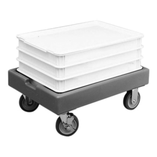 Cambro 面团盒推车，灰色 - CD1826PDB615