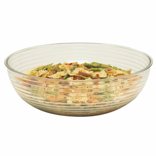 Cambro Camwear® Ribbed Round Bowl 15" Clear - RSB15CW135