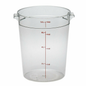 Cambro Camwear® Round Food Storage Container 8 Quart Clear - RFSCW8-135