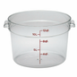 Cambro Camwear® Round Food Storage Container 12 Quart Clear - RFSCW12-135