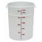 Cambro 食品容器，22夸脱圆形 - 白色 - CAMRFS22148
