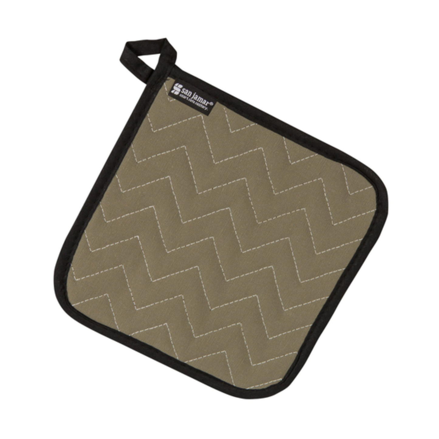 Agarradera marrón de felpa de 8 x 8 pulgadas