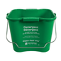 San Jamar Kleen-Pail, 6 cuartos, plástico, verde - KP196GN