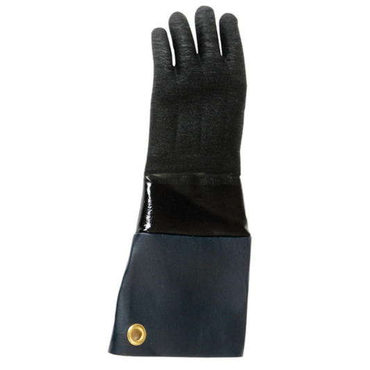 San Jamar Rotisserie Heat Glove 17" Neoprene Hook & Loop - T1217