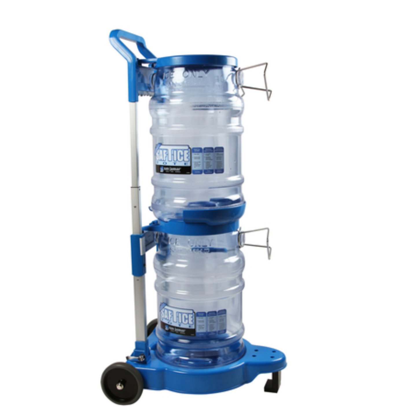 Carrito Saf-T-Ice con 2 contenedores de 6 galones