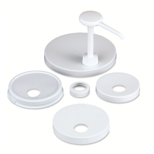 San Jamar Condiment Syrup Pump Kit White - P7310