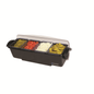 San Jamar Dome Condiment Center 4x3 Pint - BD4004