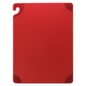 Tabla de cortar San Jamar Saf-T-Grip, 30,5 x 45,7 x 1,27 cm, roja, CBG121812RD