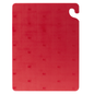 Tabla de cortar San Jamar Cut-N-Carry de 38 x 50 x 1,27 cm, roja CB152012RD