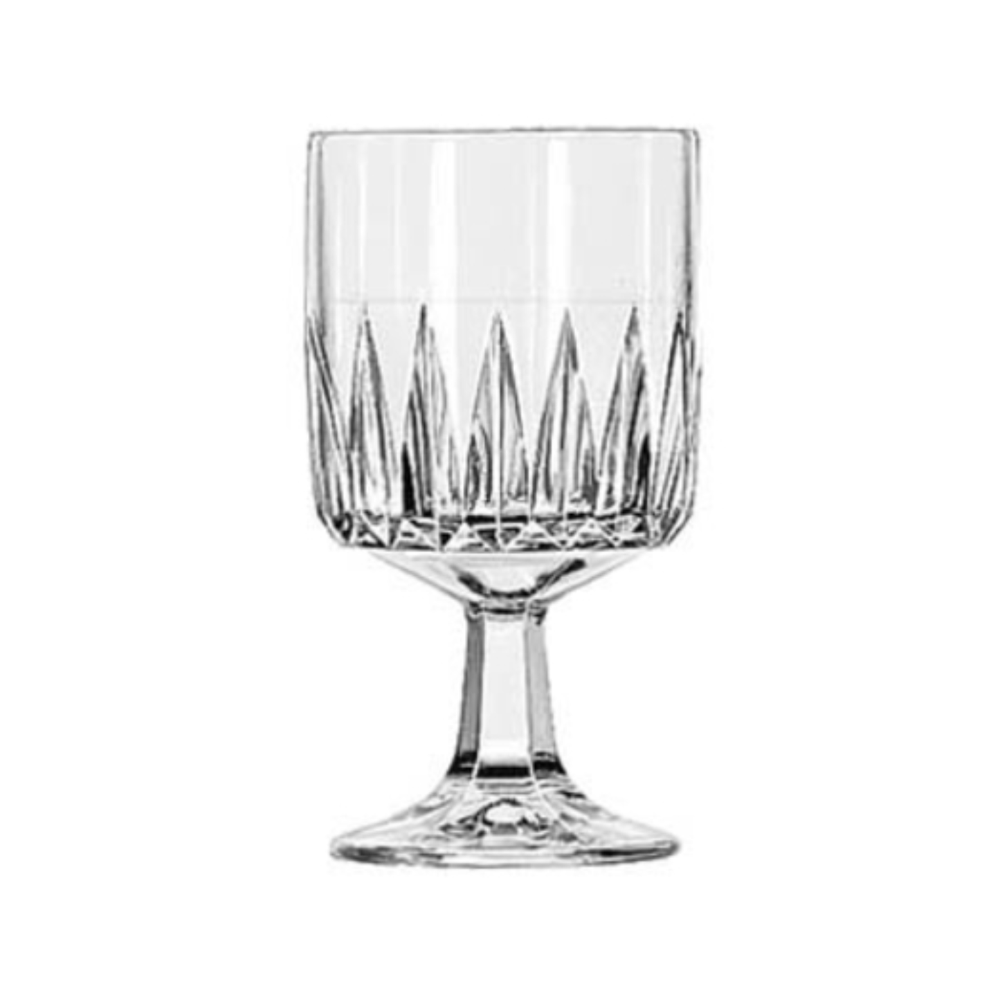 Libbey - Copa de agua de vidrio "Patrón Winchester" 10 1/2 oz - CS3D