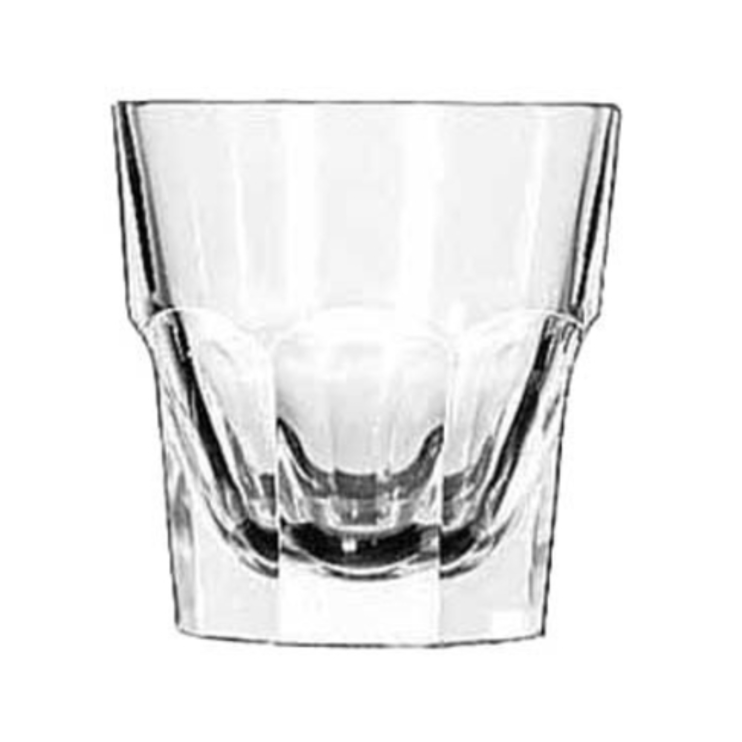 Libbey - 15245 Vaso de vidrio, Rocas "Patrón Gibraltar" 7oz - CS3D