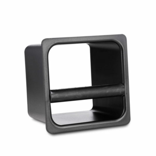 Espresso Parts Open Bottom Knock Box Black - EPKB665B