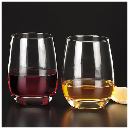 Copa de vino, sin tallo, 15,25 oz