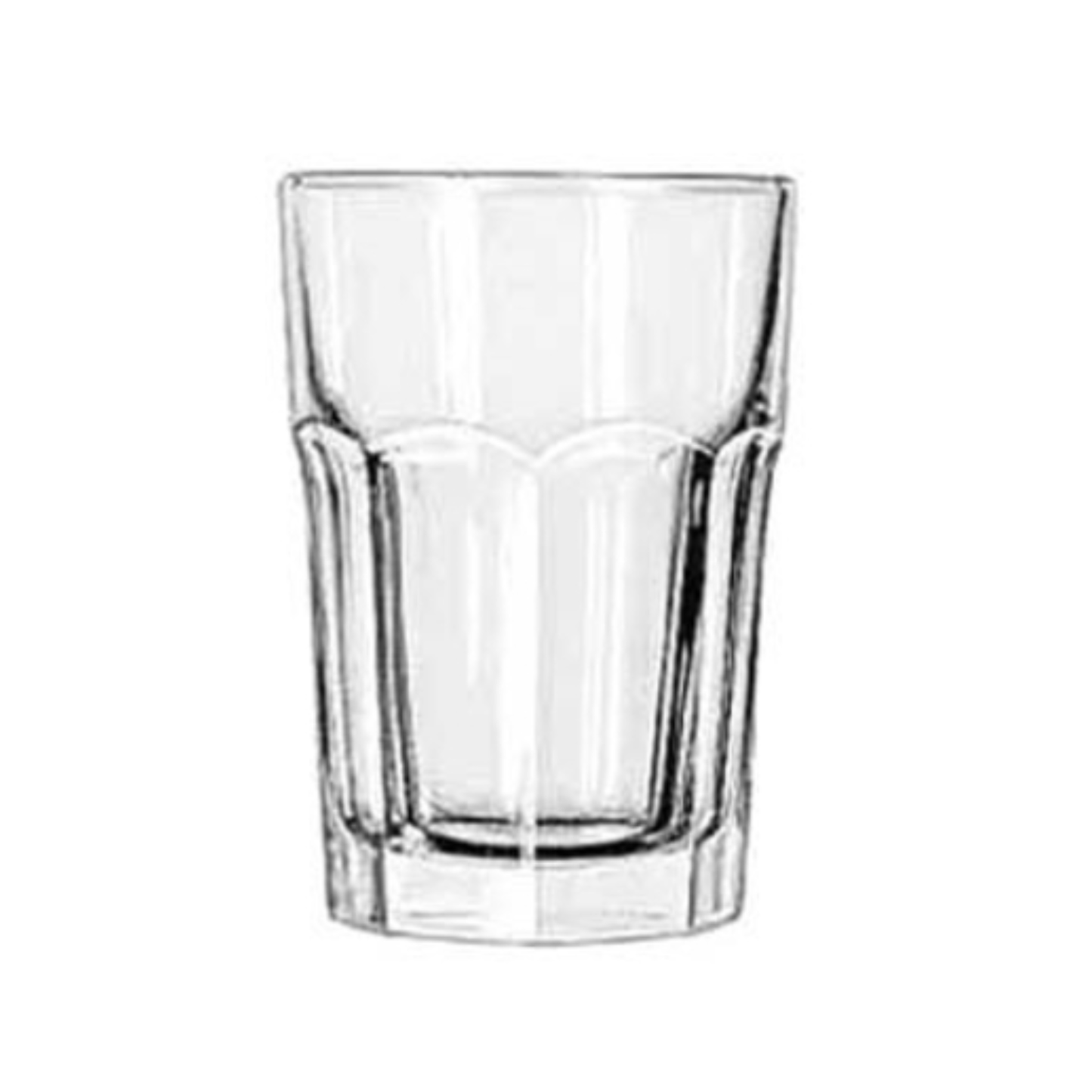 Libbey - 玻璃，饮料/水“直布罗陀图案”12盎司 - CS3D