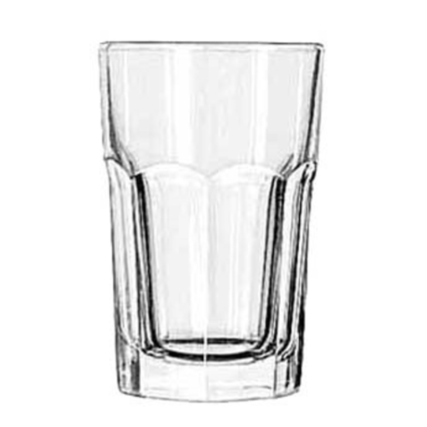 Libbey - 15237 玻璃，饮料/水“直布罗陀图案”10盎司 - CS3D
