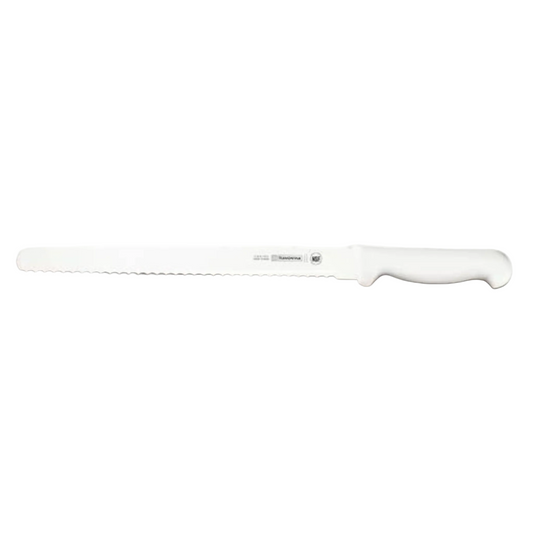 Tramontina Wavy Edge Slicer/Bread Knife White Poly Handle NSF 12"  80010-171