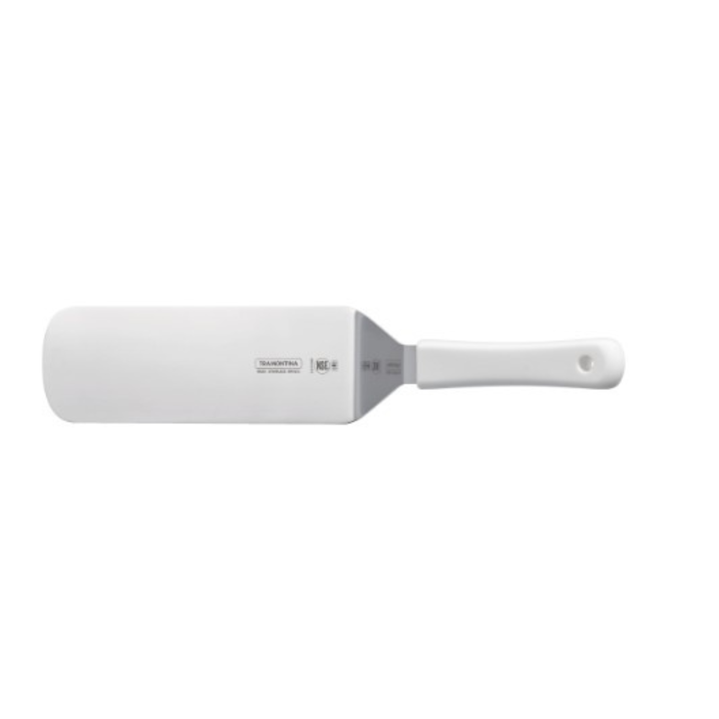 Tramontina Professional Stainless Steel Turner NSF White Poly Handle  80010-072
