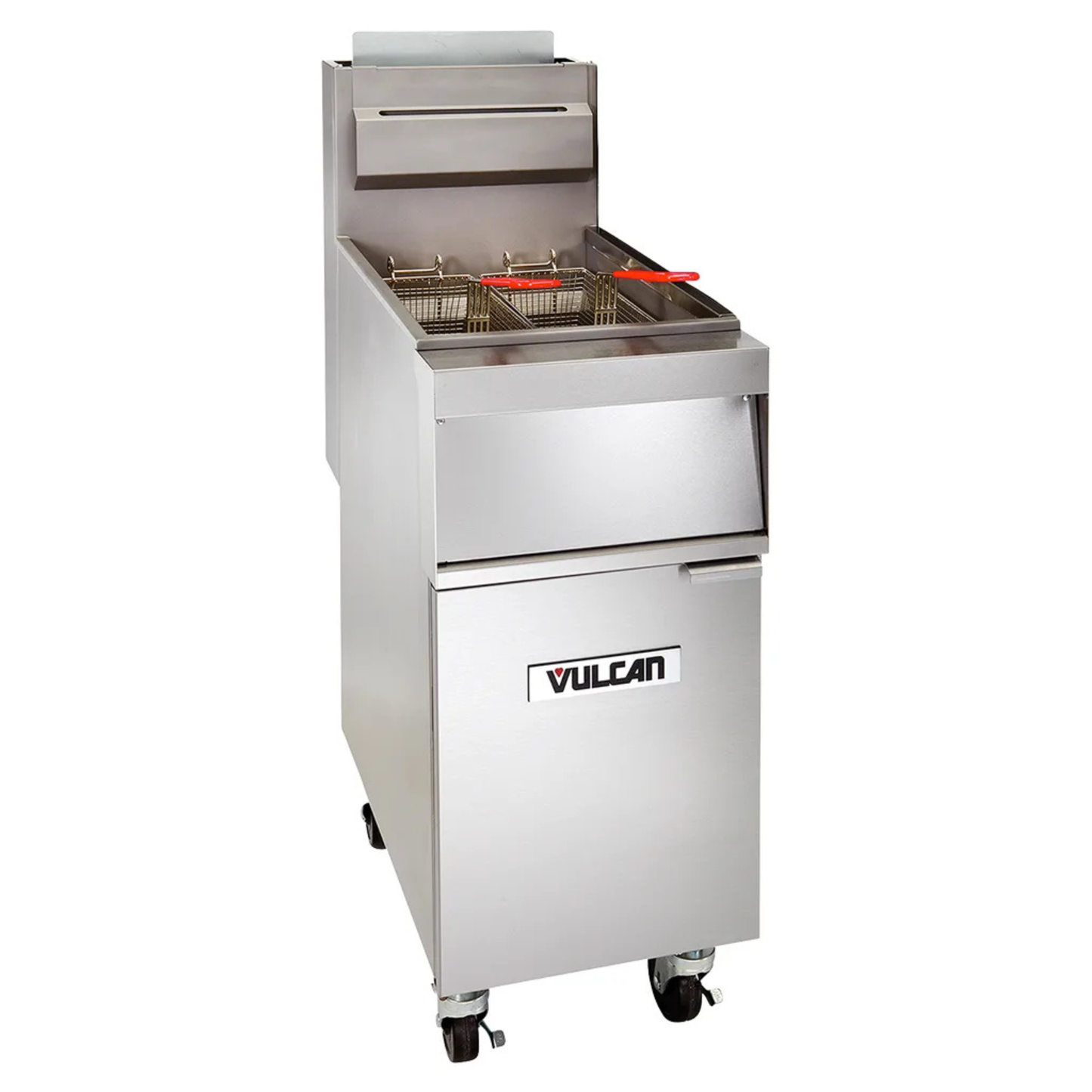 Vulcan GR Series Stainless Steel NSF Gas Floor Fryer 65-70 Lb - 1GR65M-1
