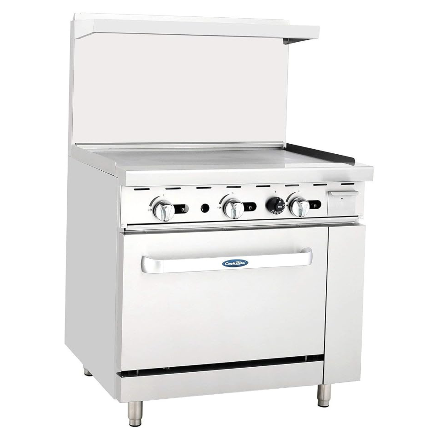 Atosa CookRite Commercial Gas Range Stainless Steel 36" Griddle Top, 1 - AGR-36G