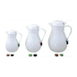 Update International 20 oz White Swirl Beverage Server F3022/20