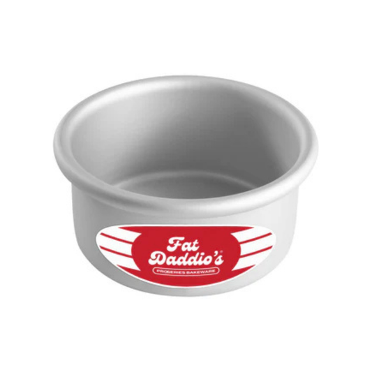 Fat Daddios - Cake Pan, Round 4" x 2" - Anodized Aluminum - PRD-42