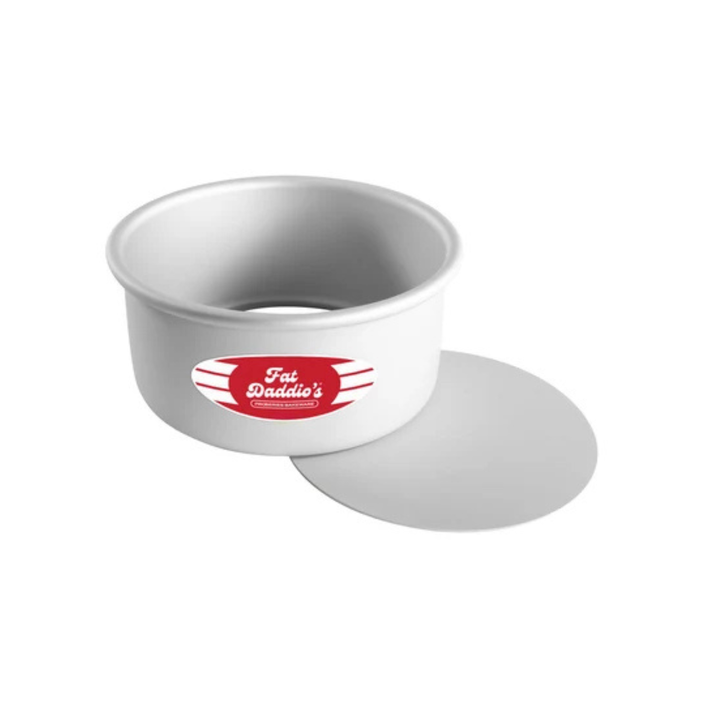 Fat Daddios - Molde para tarta de queso, 15 x 7,5 cm, con fondo extraíble - Aluminio anodizado - PCC-63