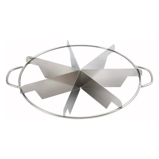 Winco Stainless Steel 7-Cut Pie Cutter Dishwasher Safe SCU-7
