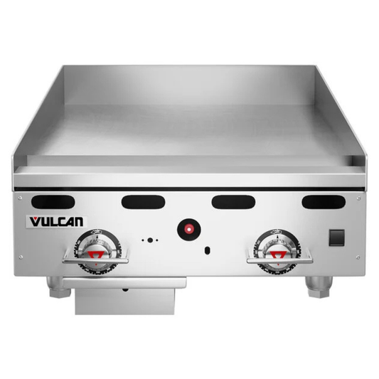 Vulcan MSA Series Heavy Duty Countertop Natural Gas Griddle NSF 24" - MSA24-101