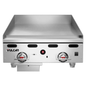 Vulcan MSA Series Heavy Duty Countertop Natural Gas Griddle NSF 24" - MSA24-101