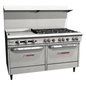 Southbend S-Series Gas Range 6-Burner 24" Griddle 2 Standard Ovens - S60DD-2GL