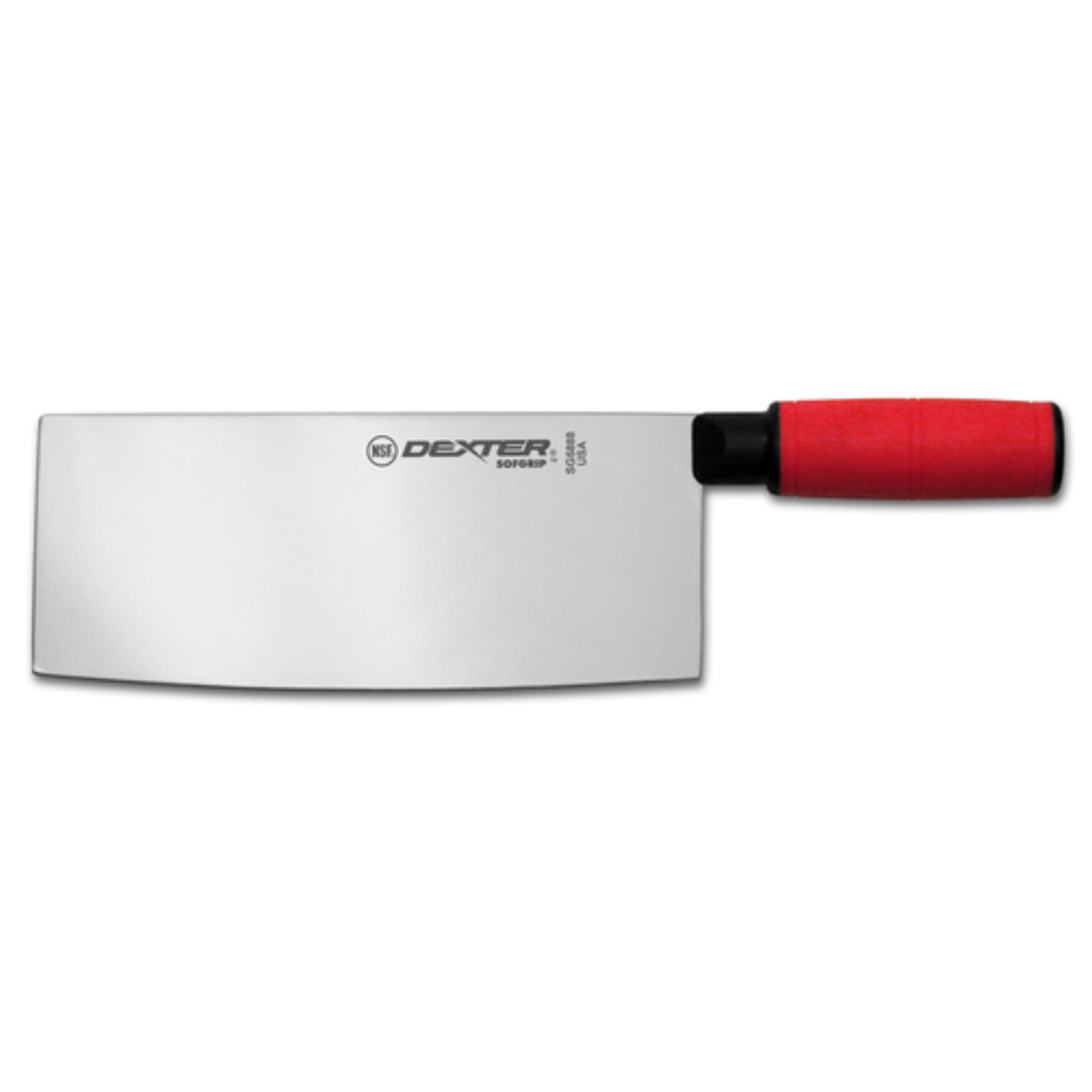 Cuchillo de chef chino SG de 8 pulgadas, rojo