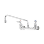 T&S Brass Faucet Splash/Wall Mount 12″ Swivel Spout Less Nozzle - B-0231