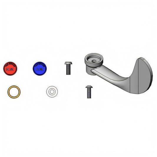 T&S Brass 4″ Wrist Action Handle Kit - B-WH4-K
