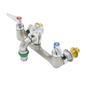 T&S Brass Service Sink Faucet Rough Chrome Wall Mount 8" - NSF B-2271-CR