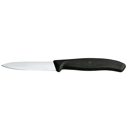 Victorinox 瑞士军刀削皮刀 4 英寸黑色手柄 - 5.0703.S-X1