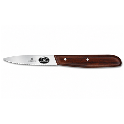 Victorinox 瑞士军刀波浪形削皮刀，3-1/4 英寸木质 - 5.303