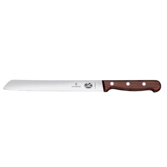 Victorinox Swiss Army Bread Knife 8" Rosewood Handle - 5.1630.21-X4