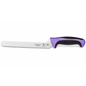 Cuchillo para pan Mercer de 20 cm con filo ondulado, morado - M22418PU