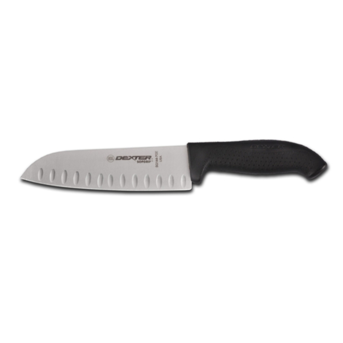 Dexter-Russell SoftGrip Santoku 7" Black - SG144-7GEB