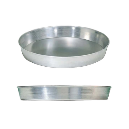 Molde cónico para pizza de aluminio de 16" x 2"