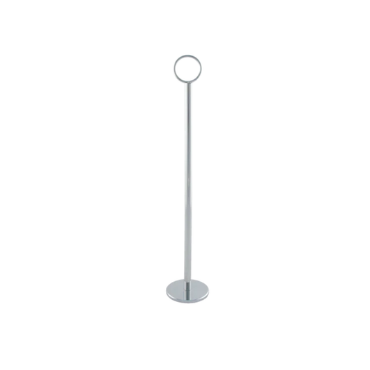 Menu/Card Stand 12" Heavy Base Stainless Steel - CHD-12